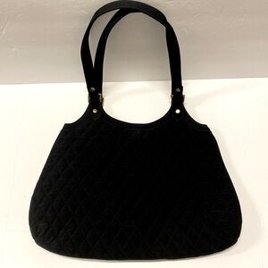 Vera Bradley Black Microfiber